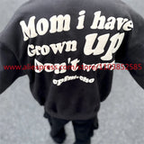 2024 Autumn Winter New American Heavy Duty Vintage Hoodie Long Sleeve