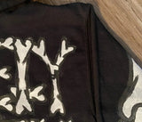 Y2K Womens Clothing Sweatshirt Long Sleeved Pullover Handdrawn Pattern
