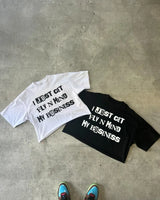 Vaporwave Chrome logo – Y2K Streetwear Gothic Straw Letters Oversized Printed T Shir