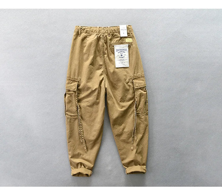 men tactical overalls trousers streetwear amikaji straight stretch baggy outdoor slacks multi pocket cargo joggers pants for man unique joggers style 50