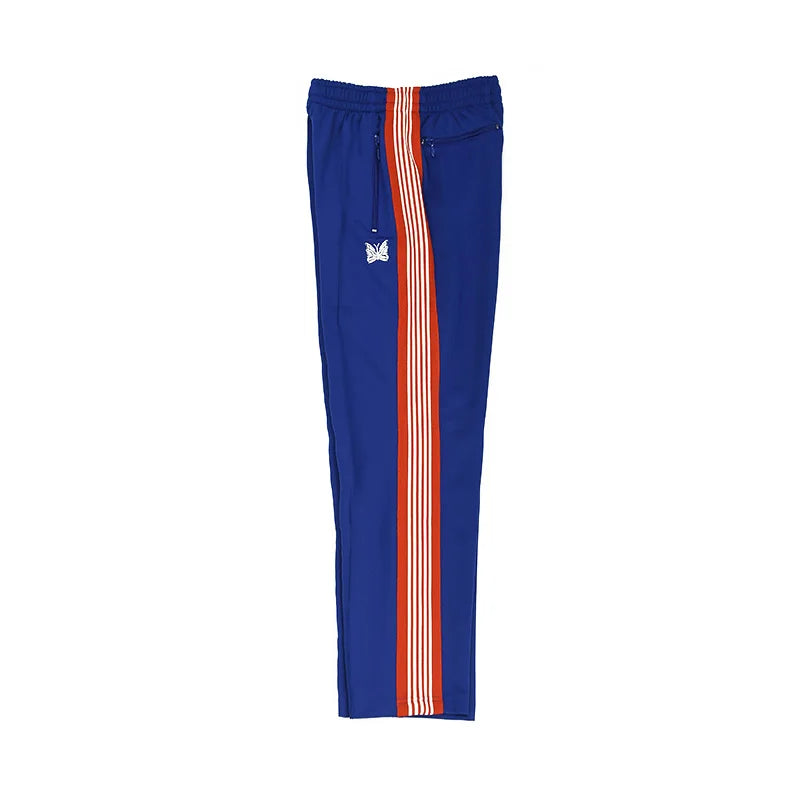 tie xiuhong high quality men woman pants chaopai versatile side edge weaving stripe embroidery loose joggers sweatpants unique joggers style 5085
