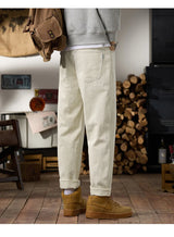 men classic fashion vintage loose casual plus size 28 42 ankle length white soft denim jeans pant cityboy harem jeans trousers unique jeans style 2100