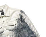 menswear fashion piece featuring new 2024 gentleman men long sleeve human body striped denim y project coats jackets abstract digital coat warm 742 design – premium quality jacket for men
