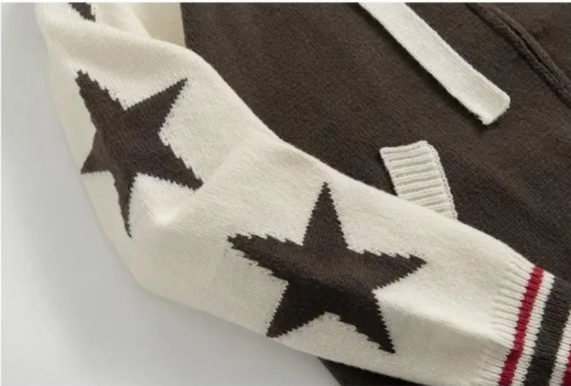 layered flame street knit, photo-ready knit, trendy urban fashion top for men, layered streetwear look