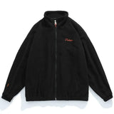 spring and autumn new fleece knitted coat mens loose couple suit versatile high street style unique default style 2023