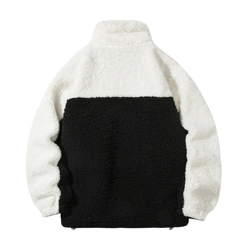 winter fleece faux fur parkas fashion warm women lambswool coat high street couple streetwear oversize jacket for men nan pho - variant style 44ef40 for streetwear fashion