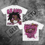 Skatecore Streetwear Tee – Tag Font Graphic with Flame Accent