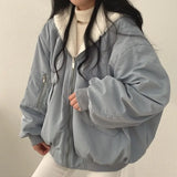 Leather Panel Streetwear Jacket Daily Fit Staple