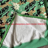 Towel Embroidered Cartoon Camouflage Glo Gang The Glory Full Zip Hoodi