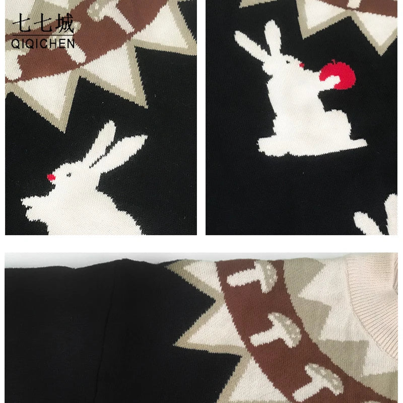grunge knit sweater with heavyweight fabric, layered urban look for cold weather, street fashion menswear trend for seasonal 