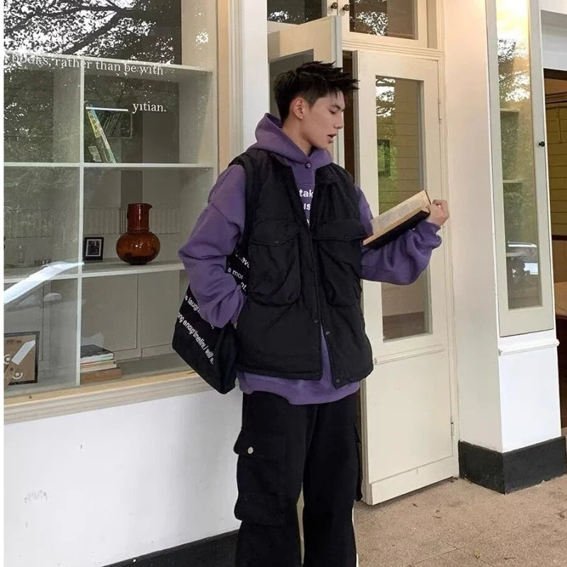 checkered streetwear jacket, daily essential, for men, fall streetwear outfit, oversized style, layered fashion, modern aesthetic