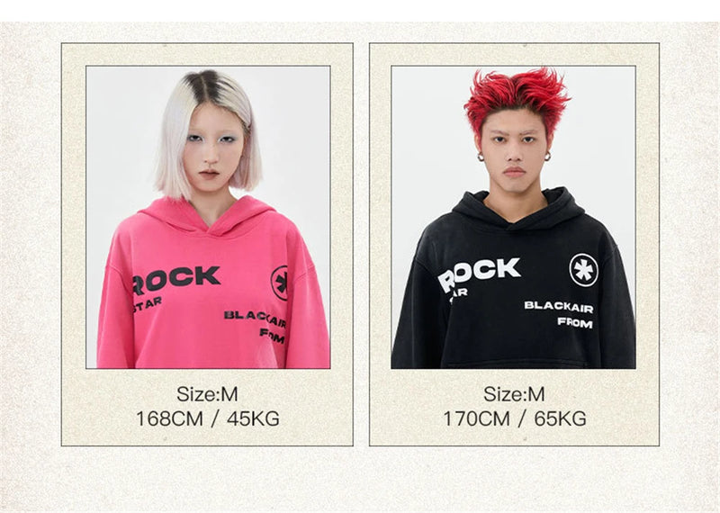2023 Hip Hop Hoodie Streetwear Unisex Sweatshirt Letter Graphic Haraju