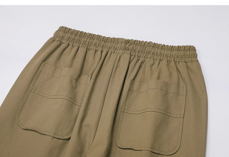 rainbowtouches new 2022 brand mens casual pants high street green pants loose straight men concise fashion mens trousers unisex unique default style 3038