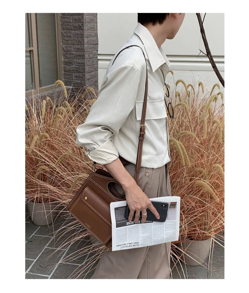 Spring And Autumn New Korean Style Shirt Men Suede Loose Trendy And Ve