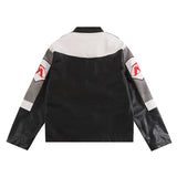 racing jackets fashion letter embroidery patchwork zipper jacket coats men hip hop pu lether outerwear casual streetwear nan  - variant style ca71b5 for streetwear fashion