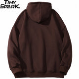 Streetwear Sweatshirt Hip Hop Hoodie Butterfly Print Hooded Pullover 2