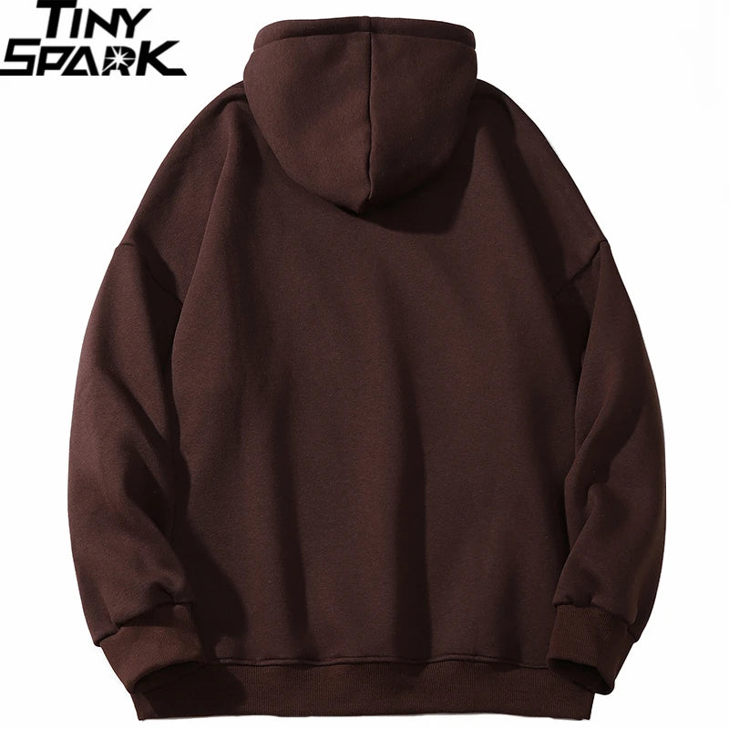 Streetwear Sweatshirt Hip Hop Hoodie Butterfly Print Hooded Pullover 2