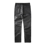 harajuku black jeans mens vibe waxed casual trousers straight pockets oversized pencil pants loose hip hop mens pants unique jeans style 4460