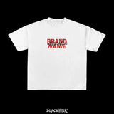 Skatecore Streetwear Tee – Tag Font Graphic with Flame Accent
