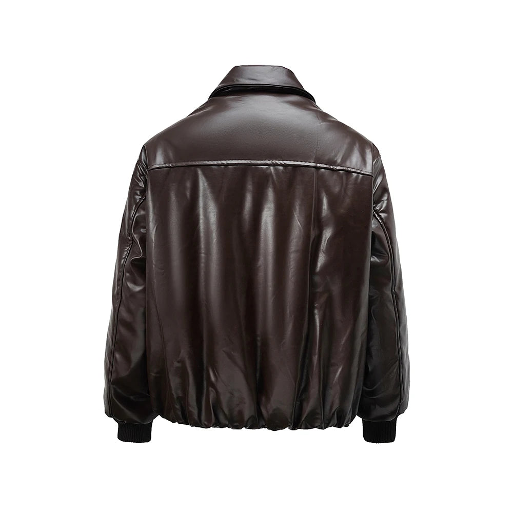 Fleece oversized streetwear bomber high fashion nan