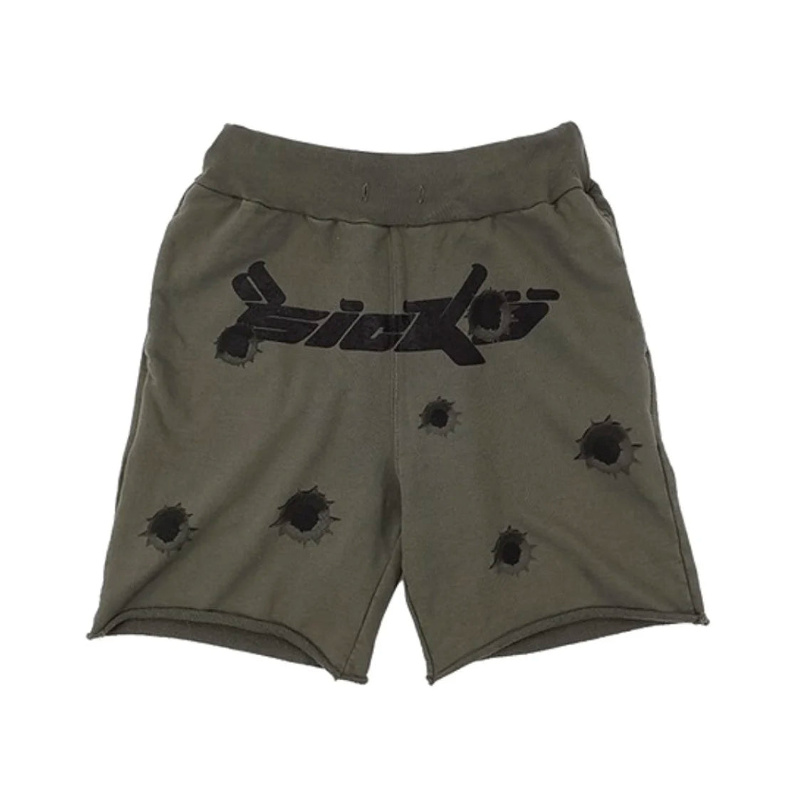 New 2023 Novelty Born From Pain SICKO BULLETPROOF SWEATSHORT Skateboard Street Cotton Casual Shorts Kanye Hip-hop Parkour #414