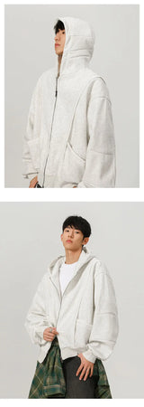 450G Hoody Sweatshirt Men Women Streetwear Fashion Loose Casual Short