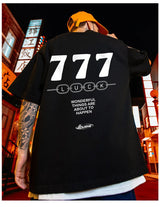 Skatercore Tribal flames – Summer Luck 7 Printed T Shirts For Men Y2K Streetwear