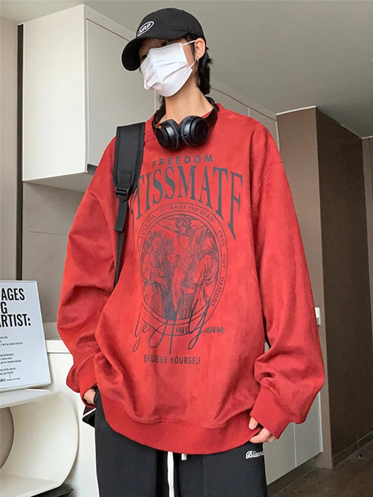 Vampire aesthetic hoodie with blood-drip graphic
