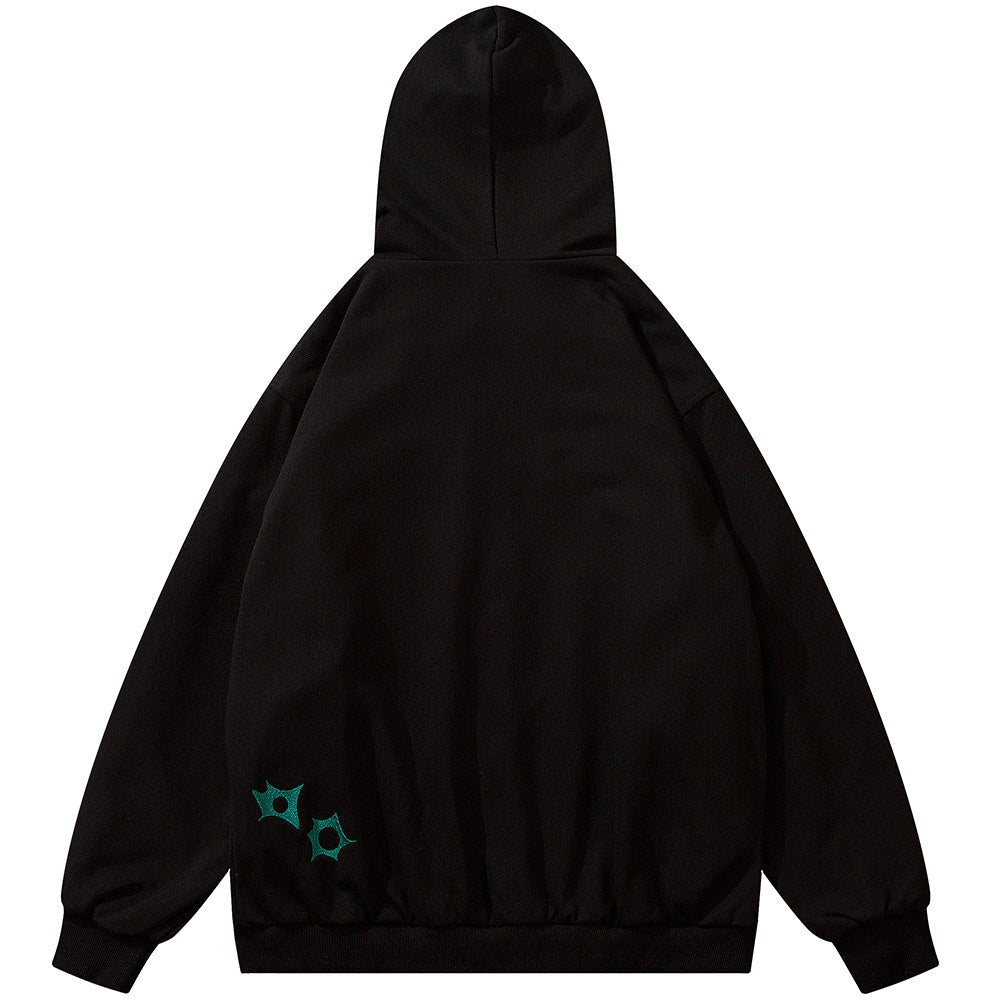 "Standing Still" Graphic Unisex Streetwear Vintage Women Men Y2K Hoodie