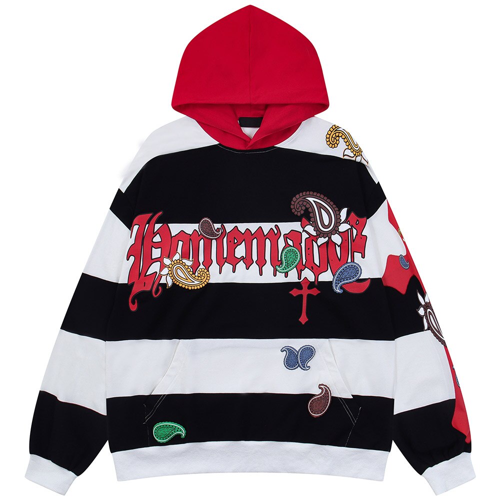 "Prisoner" Graphic Unisex Streetwear Vintage Women Men Y2K Hoodie