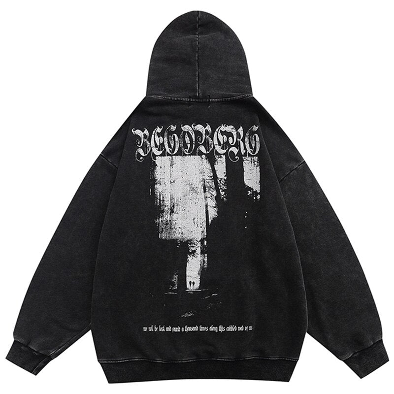 "Broken Home" Unisex Men Women Streetwear Graphic Hoodie