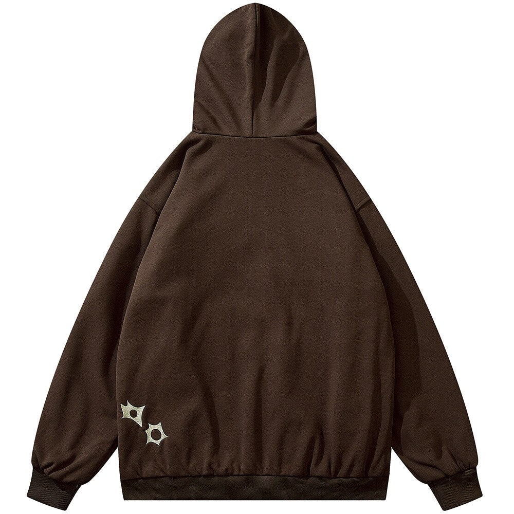 "Standing Still" Graphic Unisex Streetwear Vintage Women Men Y2K Hoodie