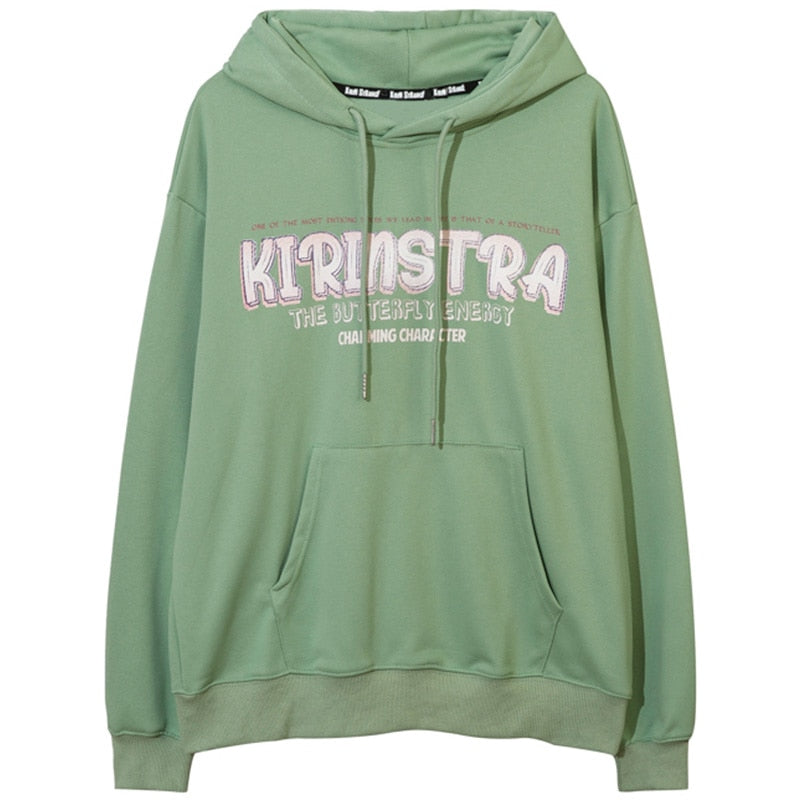 "Tattoo" Graphic Unisex Streetwear Vintage Women Men Y2K Hoodie