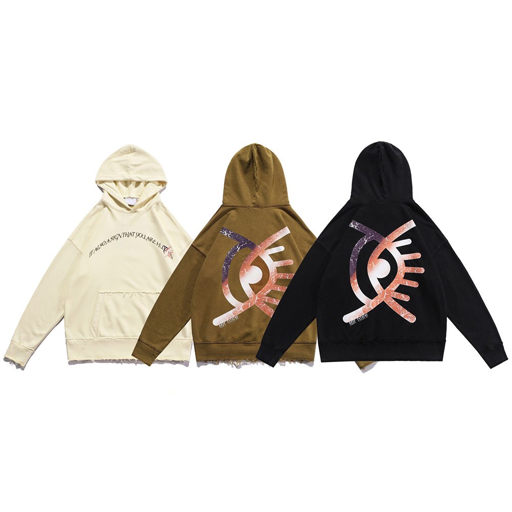 "All Eyes" Unisex Graphic Streetwear Hoodie