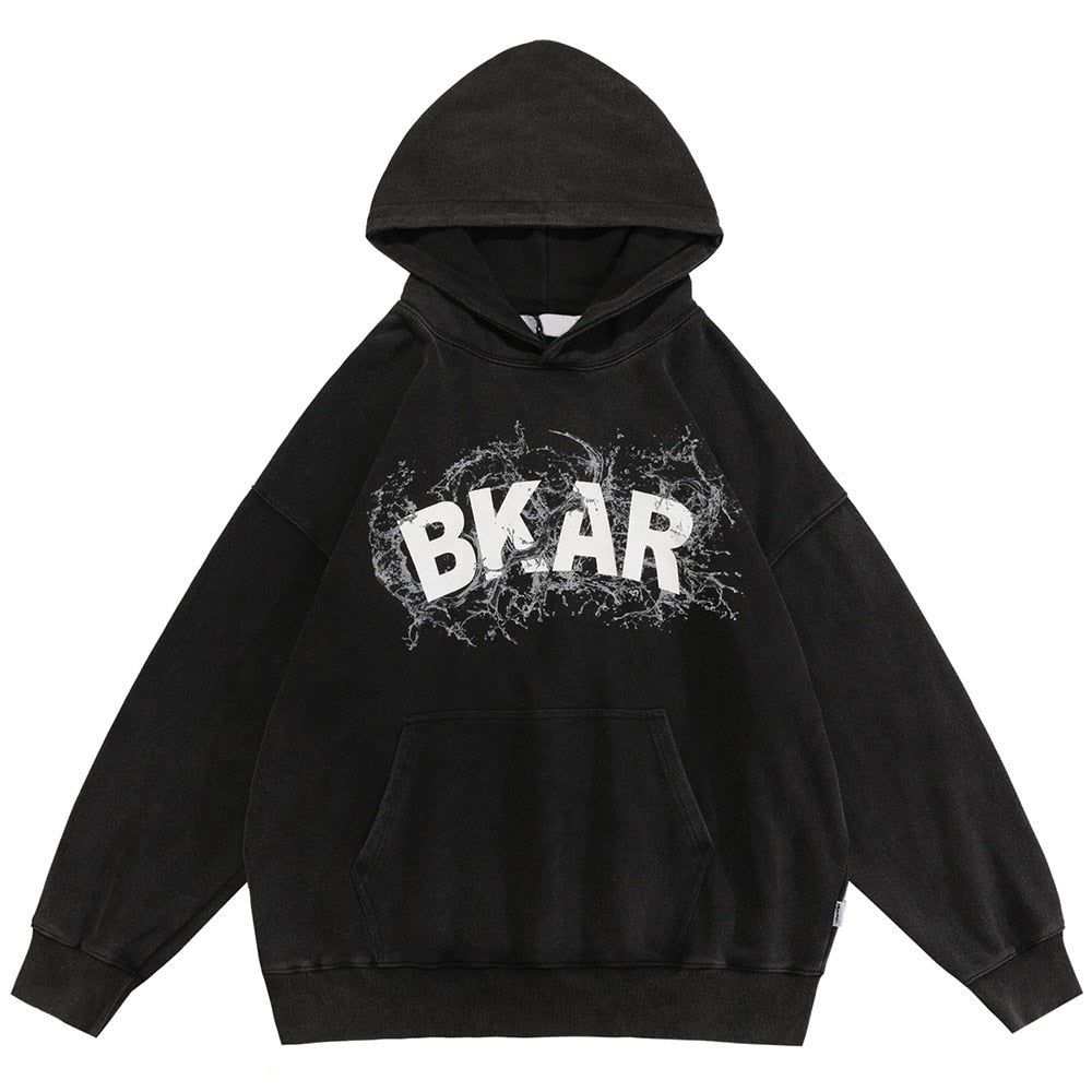 "Welcoming" Graphic Unisex Streetwear Vintage Women Men Y2K Hoodie