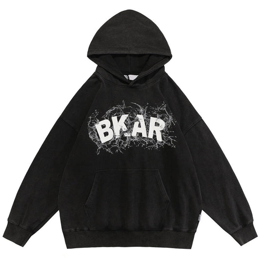 "Welcoming" Graphic Unisex Streetwear Vintage Women Men Y2K Hoodie