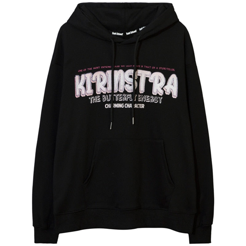 "Tattoo" Graphic Unisex Streetwear Vintage Women Men Y2K Hoodie