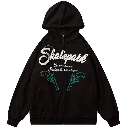 "Standing Still" Graphic Unisex Streetwear Vintage Women Men Y2K Hoodie