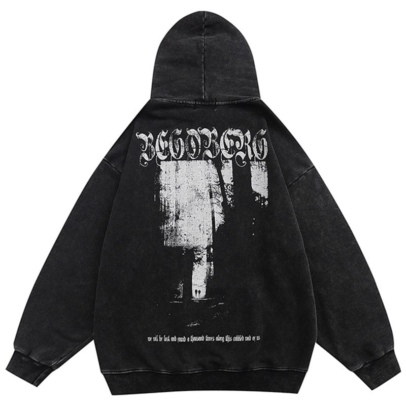 "Broken Home" Unisex Men Women Streetwear Graphic Hoodie