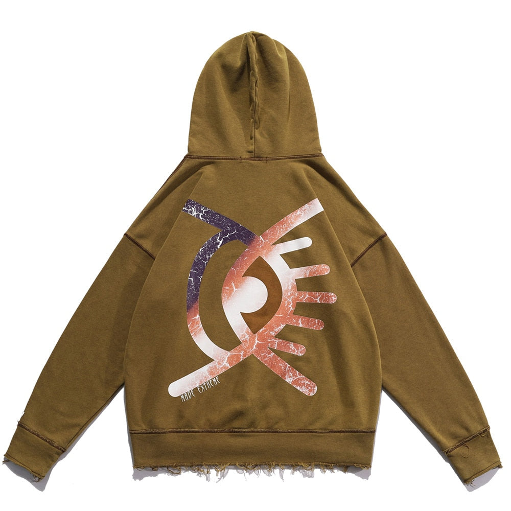 "All Eyes" Unisex Graphic Streetwear Hoodie