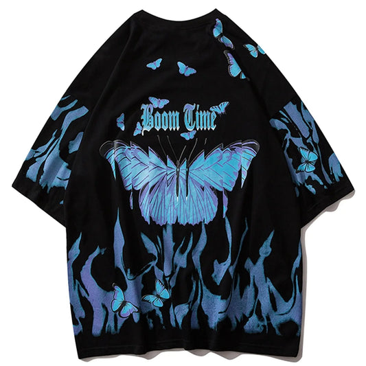 "Boom Time" Unisex Men Women Streetwear Graphic T-Shirt