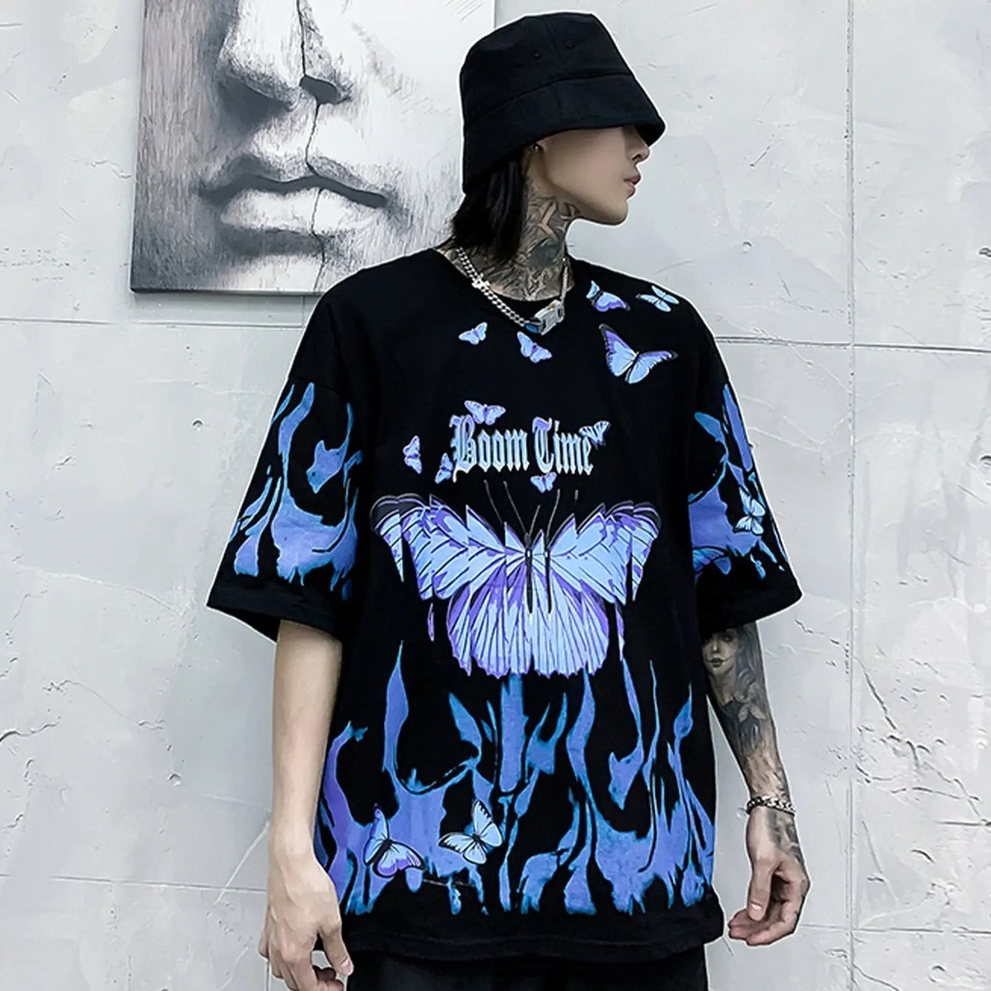 "Boom Time" Unisex Men Women Streetwear Graphic T-Shirt