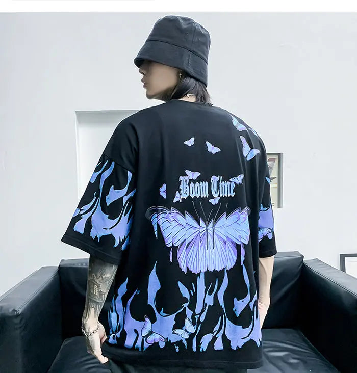 "Boom Time" Unisex Men Women Streetwear Graphic T-Shirt