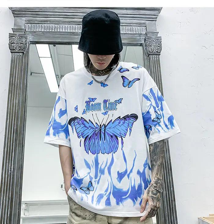 "Boom Time" Unisex Men Women Streetwear Graphic T-Shirt