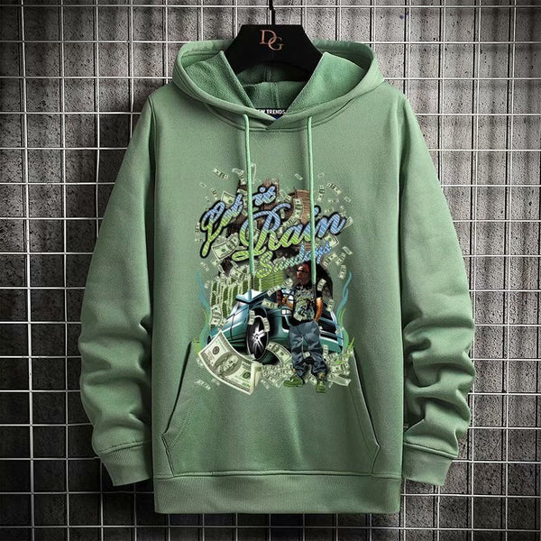 "Lottery" Graphic Unisex Streetwear Vintage Women Men Y2K Hoodie