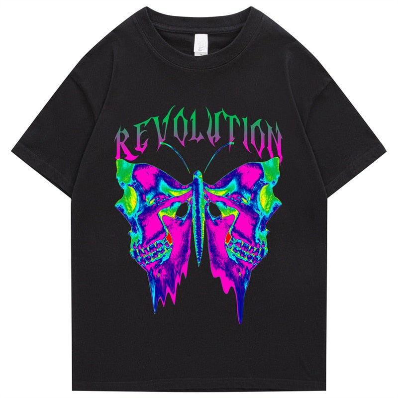 “Blind Wings" Graphic Unisex Streetwear Vintage Women Men Y2K T-Shirt