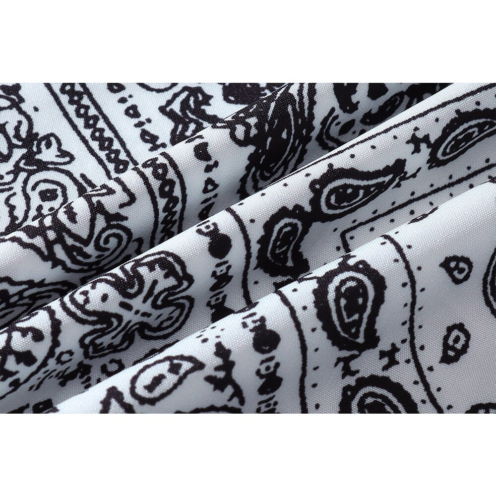 "White House" Graphic Unisex Streetwear Vintage Women Men Y2K Button Shirt