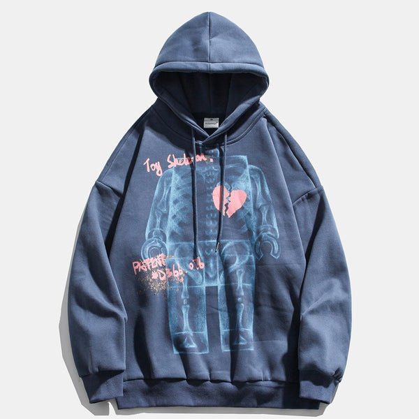 "Toy Builder" Graphic Unisex Streetwear Vintage Women Men Y2K Hoodie