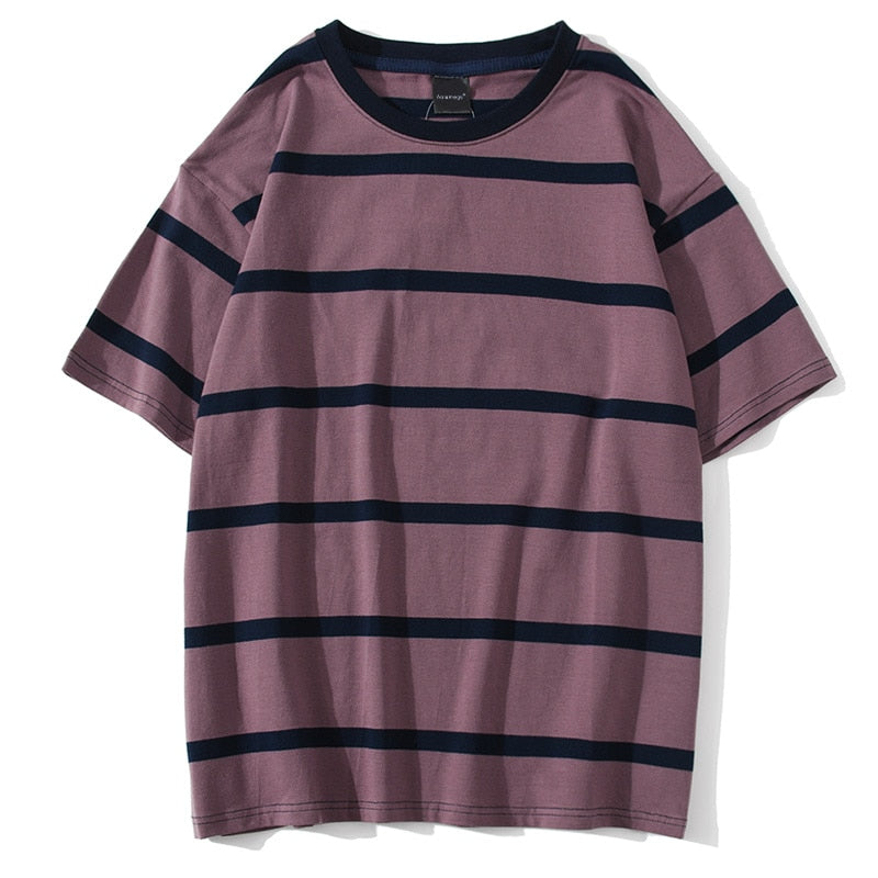 "Bumble" Unisex Men Women Streetwear Graphic Striped Tee