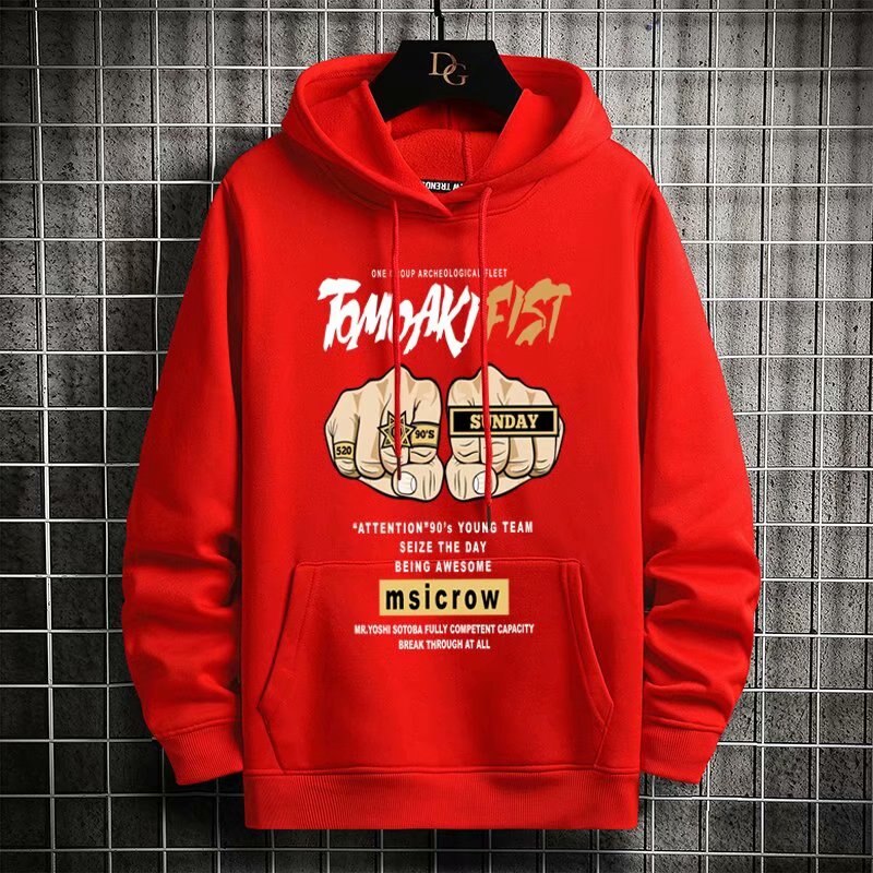 "Right Punch" Graphic Unisex Streetwear Vintage Women Men Y2K Hoodie